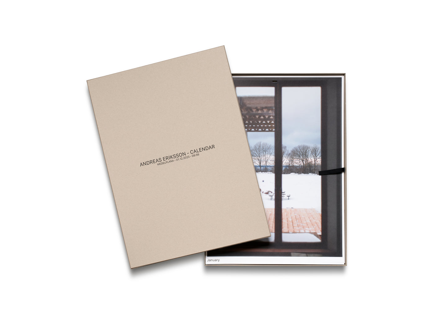 Andreas Eriksson: 'Real Time Calendar,' 2024