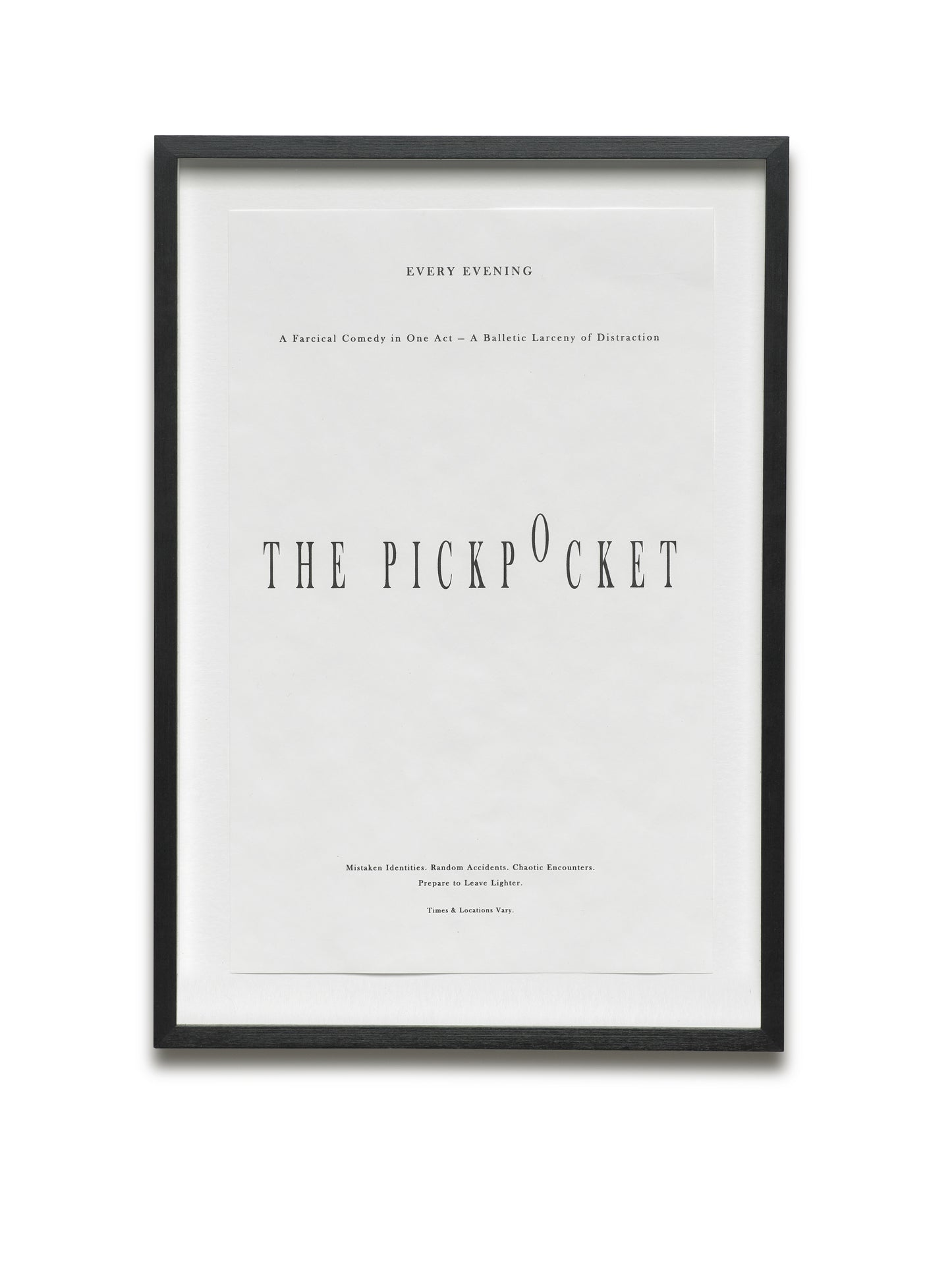 The Pickpocket, 2013